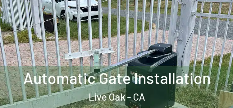 Automatic Gate Installation Live Oak - CA
