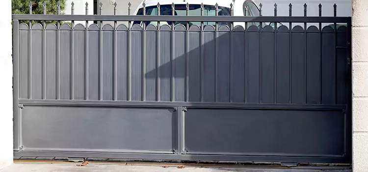 Metal Driveway Gate Installation Live Oak